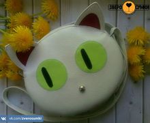 ЗвероСумка кот (красный, черный, белый)