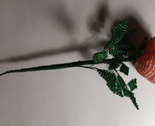 Роза из бисера