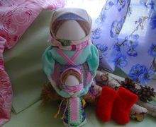 Народная кукла Ведучка