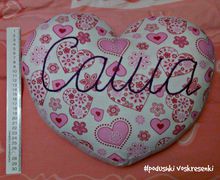 Авторская подушка сердце