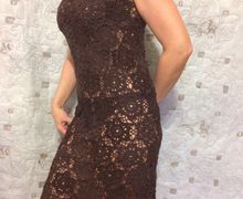 Ажурное платье ручной работы