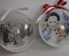 Новогодний шар 3д.