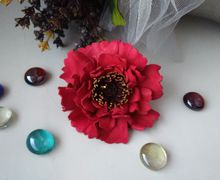 Брошь "Пион"