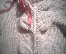 Кофточка на девочку " Листья"