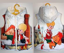 Безрукавка с капюшоном для мальчика