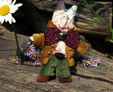 Брошь "Мистер Кролик"