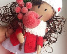 Интерьерная новогодняя кукла