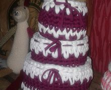 Набор очаровательных корзинок внушительно года размера.