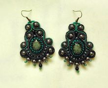 Сутажные серьги