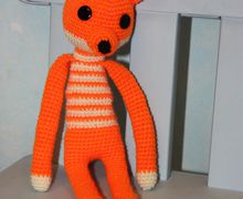 Лис Длинноногий вязаный