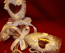 Свадебные бокалы своими руками