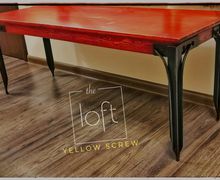 Кофейный столик "красный вулкан"