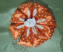 Резинка для волос "Рыжий кот"