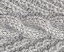 Косы спицами