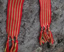 Русский кушак тканый на бердо