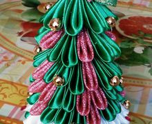 Ёлочка канзаши