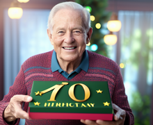 How to make a gift for 70th birthday