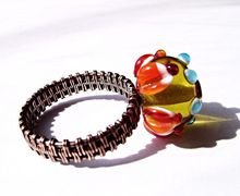 Кольцо из медной проволоки