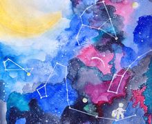 Открытка Небо Космос