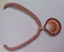 Кулон "Розовый закат"