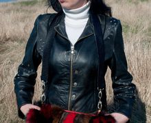 СУМКА-МУФТА ИЗ НАТУРАЛЬНОГО МЕХА И КОЖИ