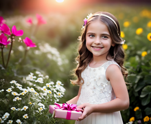 How to make a gift for flower girl