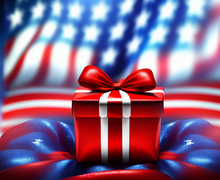 How to make a gift for 4th of July