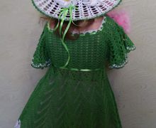 Платье и шляпка с ромашками ,нарядное для девочки !