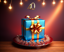 How to make a gift for 40th Birthday