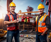 How to make a gift for construction worker