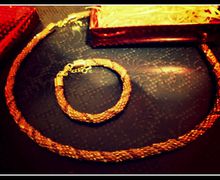 Набор колье и браслет