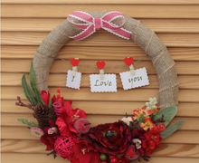 Панно для двери с цветами и фруктами