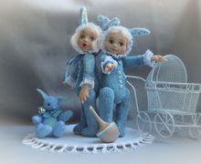 Карманные Тедди-долл "Зайчонки-сестренки"