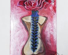 Картина "Женщина роза" автор A.Knabengof