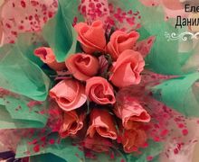 букет из конфет