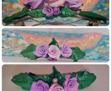 Заколка для волос из полимерной глины