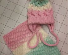 Шапка и снуд для маленькой принцессы