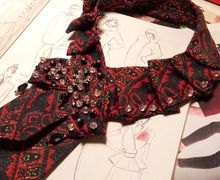 Галстук "Рождественская звезда"