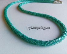 Мозаичный вязаный жгут