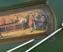 Панно "Игра в бильярд"