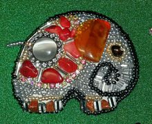 Брошь-слоник