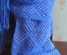 Палантин крючком