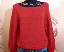 Свитер с шишечками