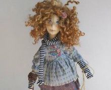 Текстильная кукла. Авторская работа