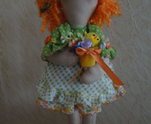 Кукла ручной работы "Веснушка"