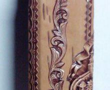 Пример оформления берестяной памятной бутыли