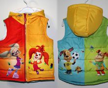 Безрукавка с капюшоном