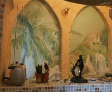 НАСТЕННАЯ РОСПИСЬ "ВОДОПАД" /для примера/