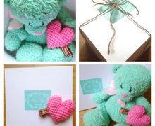 Мишка вязанный