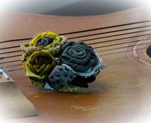 Текстильная брошь "Полынь-трава"